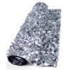Float Sheeting - Metallic Floral 36" x 15' Silver (EACH)