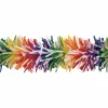 Float Twist - Vinyl Fringed 3" x 25' Rainbow and White (EACH)