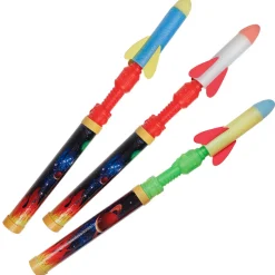 Foam Pump Action Rocket Assortment 19" (DZ)