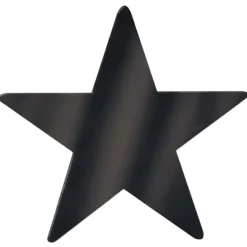 Foil Star Cutout - Black 15" (EACH)