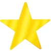 Foil Star Cutout - Gold 15" (EACH)