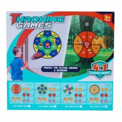 Four In One Throwing Game 10.75" (EACH)