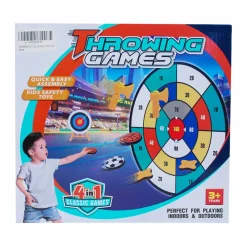 Four In One Throwing Game 10.75" (EACH)