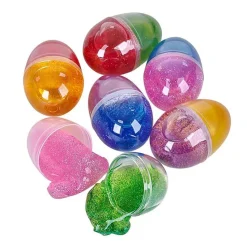 Glitter Putty Egg Assortment 2.25" (DZ)