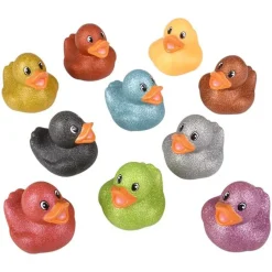 Glitter Rubber Ducky Assortment 2" (100 PACK)