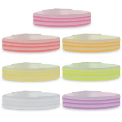 Glow Bracelets - Triple Wide Assortment 9" (25 PACK)
