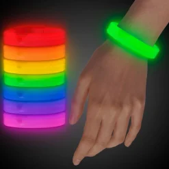 Glow Bracelets - Triple Wide Assortment 9