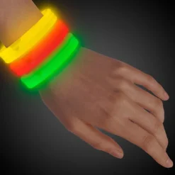 Glow Bracelets - Triple Wide Assortment 9