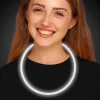Glow Necklaces - White 22" (50 PACK)