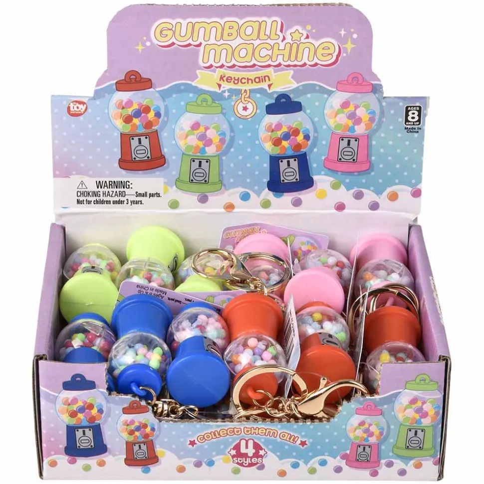 Gumball Machine Shaker Clip On Assortment 2" (24 PACK)