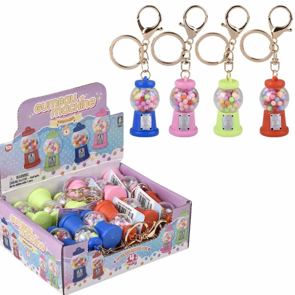Gumball Machine Shaker Clip On Assortment 2" (24 PACK)