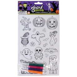 Halloween Stickers and Marker Kit (EACH)