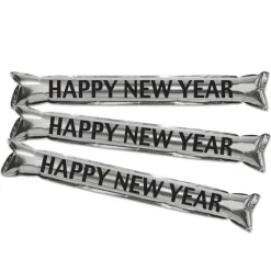 Happy New Year Metallic Party Sticks 22" (2 PACK)
