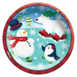 Holiday Fun Paper Plates 8.5" (8 PACK)
