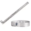 Holographic Plastic Wristbands - Silver (100 PACK)