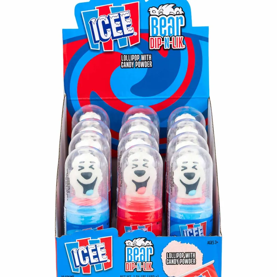 ICEE® Bear Dip-N-Lik Lollipop With Candy Powder (DZ)