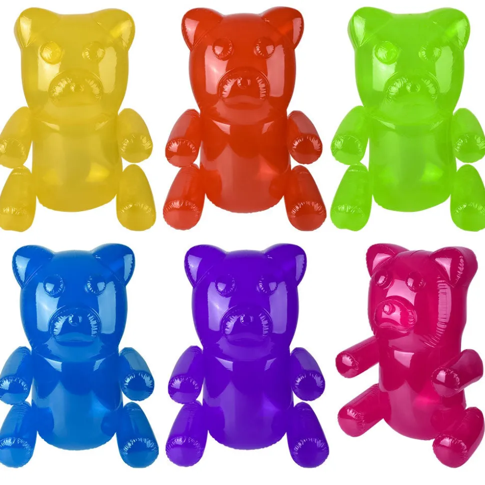 Inflate Jumbo Yummy Bear Assorted 36" (EACH)