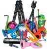 Inflate Rock Band Instrument Assortment 10-42" (24 PACK)