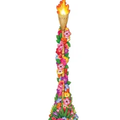 Jointed Floral Tiki Torch 4' (EACH)