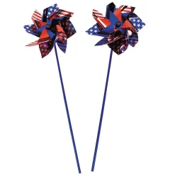 Jumbo Patriotic Pinwheels 24" (DZ)