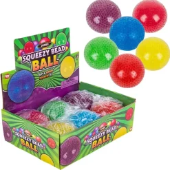 Jumbo Squeezy Bead Ball Assortment 3" (6 PACK)