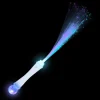 LED Fiber Optic Wand With Prism Ball 15" (EACH)