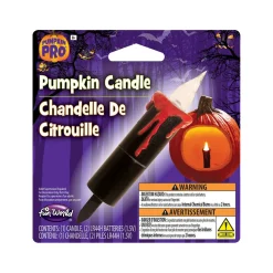 LED Flicker Pumpkin Candle Assorted 3" (EACH)