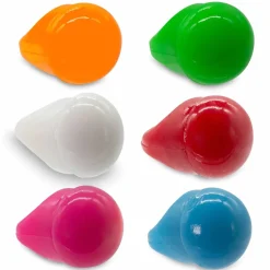 LED Jelly Button Rings Assorted (24 PACK)
