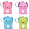 Light Up Axolotl Keychain Assortment 2.5" (DZ)