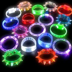 Light Up Bracelet Assortment 8" (24 PACK)