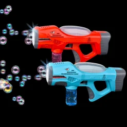 Light Up Bubble Shark Blaster With Sound Assorted 11.25" (EACH)