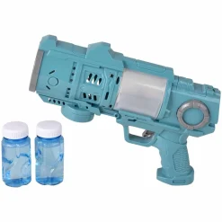 Light Up Bubble Space Rifle With Sound Assorted 9.25" (EACH)