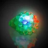 Light Up Bumpy Rings - Green 1.5" (24 PACK)