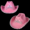 Light Up Child Size Cowgirl Hat (EACH)