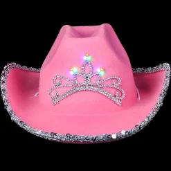 Light Up Child Size Cowgirl Hat (EACH)