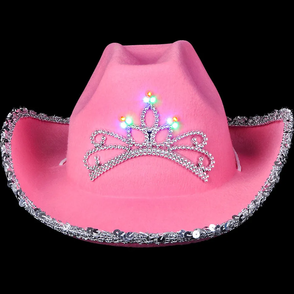 Light Up Child Size Cowgirl Hat (EACH)