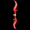 Light Up Double Dragon Spinning Sword 24" (EACH)