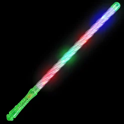 Light Up Flashing Spiral Wand Assortment 18.5" (DZ)