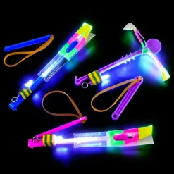 Light Up Flying Helicopter Assortment 6.5" (DZ)