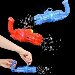 Light Up Gatling Bubble Blaster Assorted 8