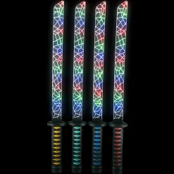 Light Up Katana Prism Sword Assorted 22.5" (EACH)