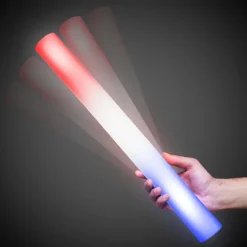 Light Up LED Patriotic Foam Baton 16" (EACH)