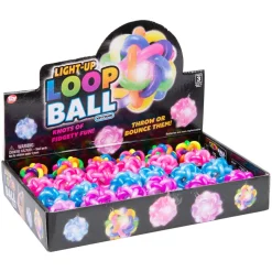 Light Up Loop Ball Backpack Clip Assortment 1.5
