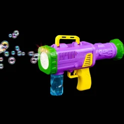 Light Up Mardi Gras Bubble Space Rifle 20 Hole 10.6