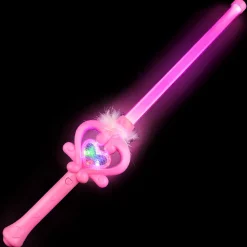Light Up Princess Feather Wand 13" (EACH)