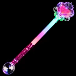 Light Up Princess Magic Ball Wand 21" (EACH)