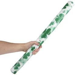 Light Up Shamrock Print Foam Batons 23.5" (DZ)