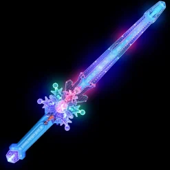 Light Up Snowflake Sword 23" (EACH)