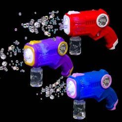 Light Up Space Bubble Phaser 20 Hole Assorted 6" (EACH)