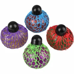 Light Up Squeeze Mesh Grape Ball Assortment 2-1/3